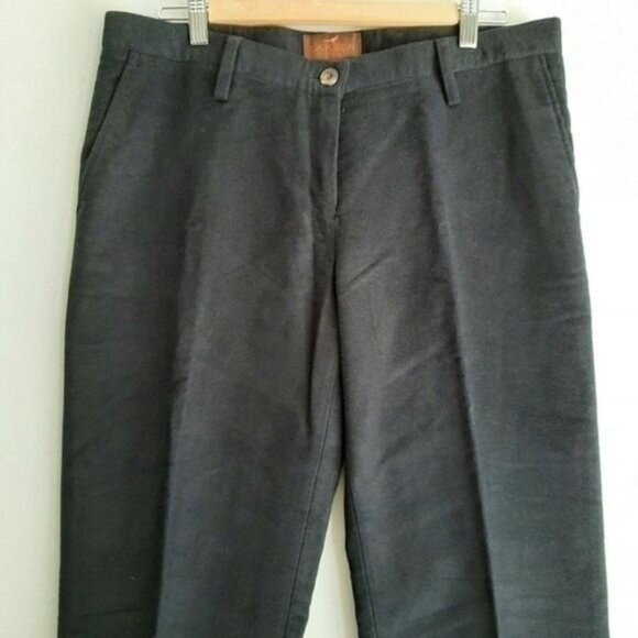 LAKSEN Scotland \ NWOT Broadland Moleskin Pants Thick Trouser Navy Blue Women's - Picture 4 of 11